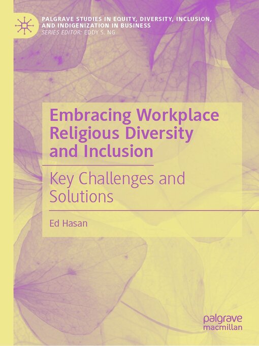 Title details for Embracing Workplace Religious Diversity and Inclusion by Ed Hasan - Available